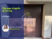 Garage singolo di 12mq in via Lisbona