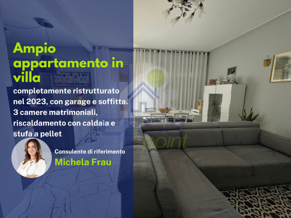 ampio Appartamento in stabile di sole 2 unità, ristrutturato, con Garage e soffitta