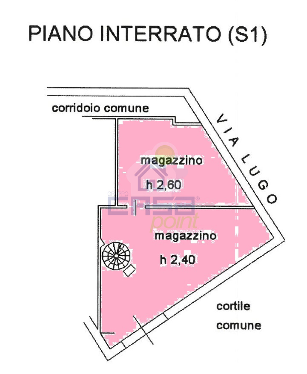 PLANIMETRIA PIANO INTERRATO