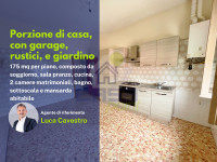 porzione di Casa con Garage, Rustici e Giardino