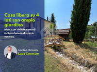 Casa libera su 4 lati con ampio Giardino e rustico