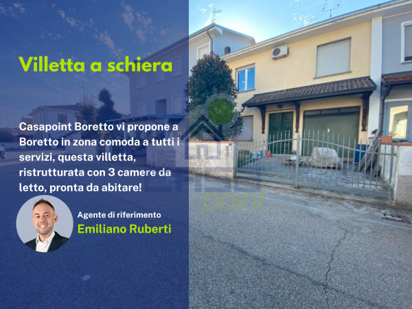 Villetta a schiera ristrutturata, con giardino privato e tre camere, in zona centrale e tranquilla