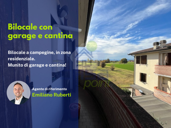 Bilocale recente con garage e cantina