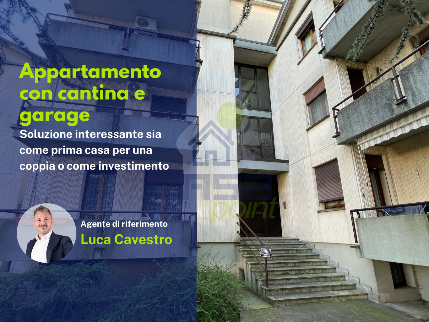 Appartamento bilocale con Cantina e Garage