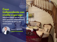 Casa indipendente con Cortile e doppio Garage