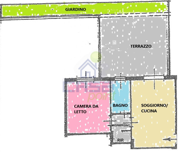 Bilocale con Terrazzo e Garage In zona San Bernardo!