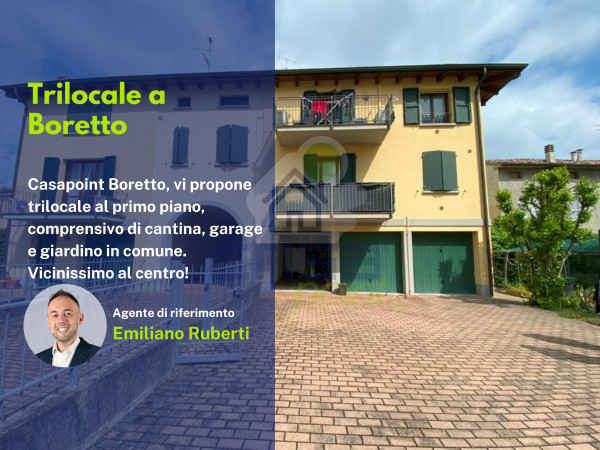 Trilocale a due passi dal centro di Boretto