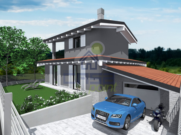 NUOVA COSTRUZIONE IN CLASSE A4 – ABITAZIONE UNIFAMILIARE LIBERA SU 3 LATI CON GIARDINO PRIVATO E BOX AUTO