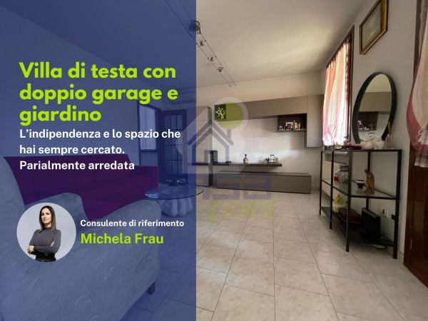Villa di testa con doppio Garage e Giardino