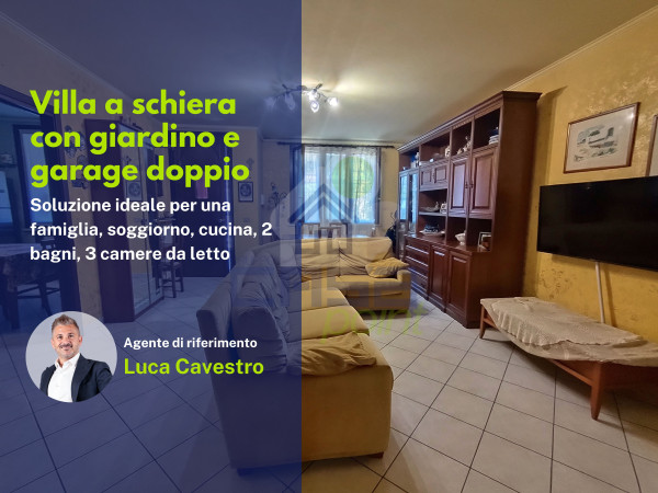 Villetta a schiera centrale con Giardino fronte/retro e Garage doppio