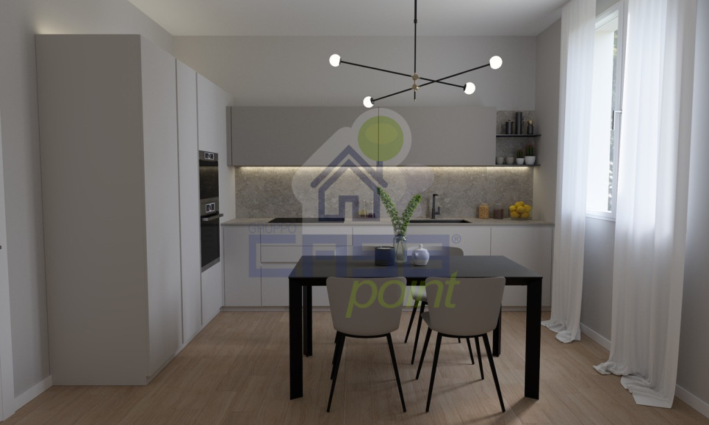 cucina con tavolo grande 02