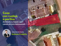 CASA CON RUSTICO E PORTICO