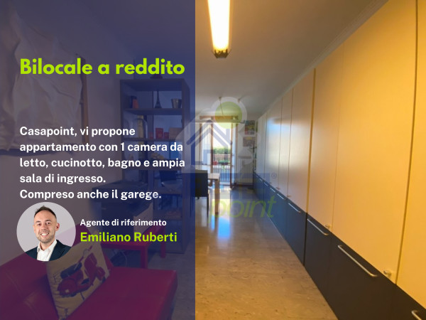 Bilocale a reddito con garage a due passi dal centro di Brescello