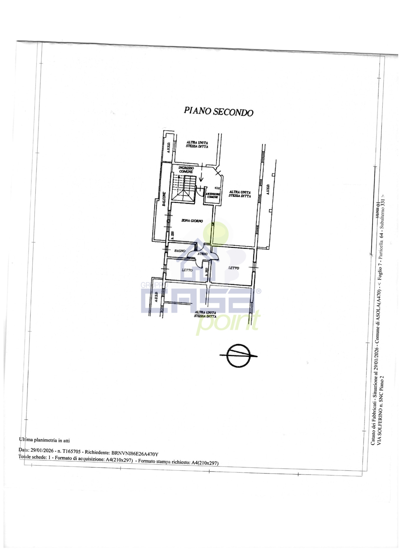 Planimetria appartamento