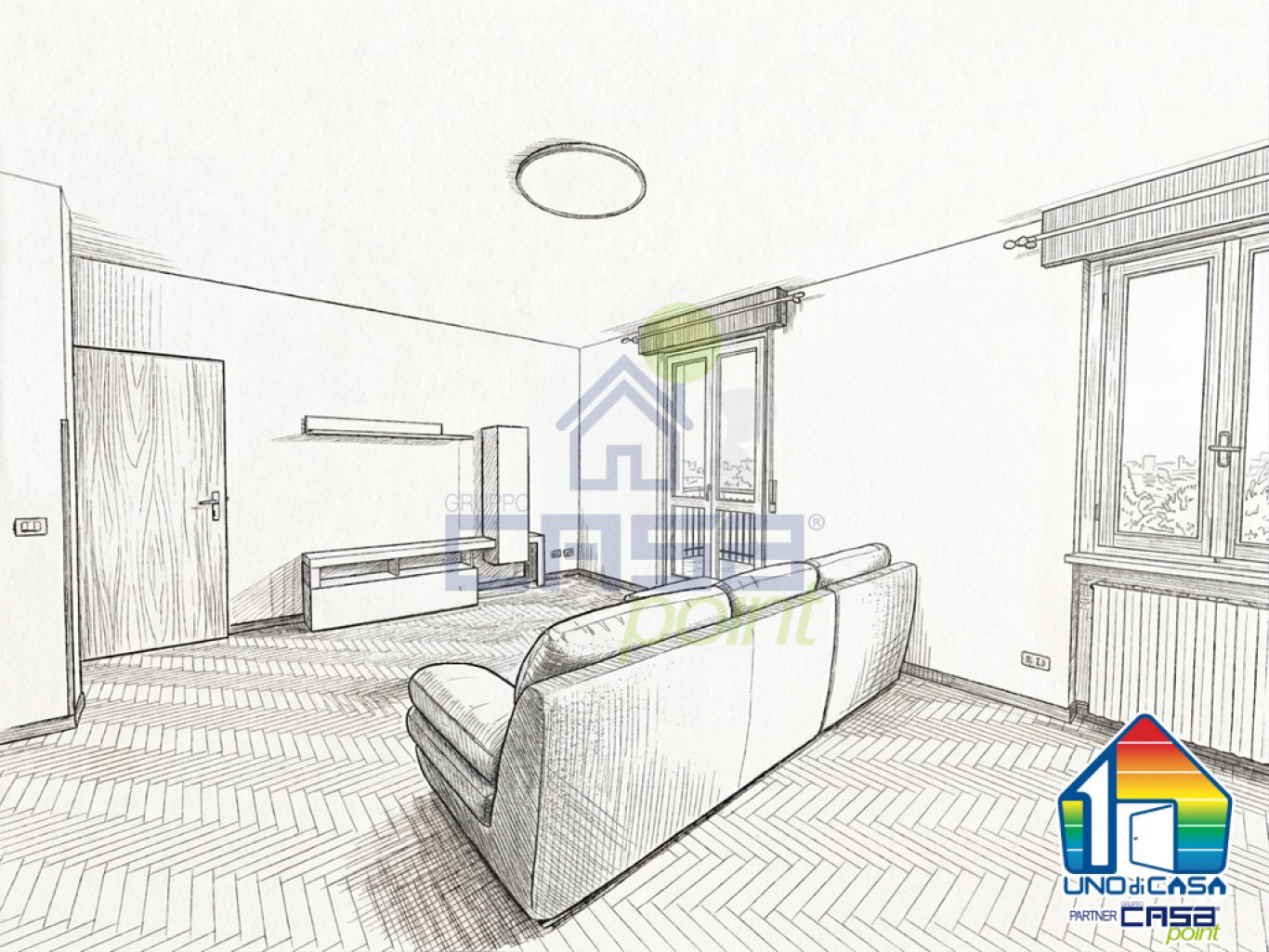 Appartamento parzialmente arredato in Affitto a Ripalta Cremasca con grande box e lavanderia