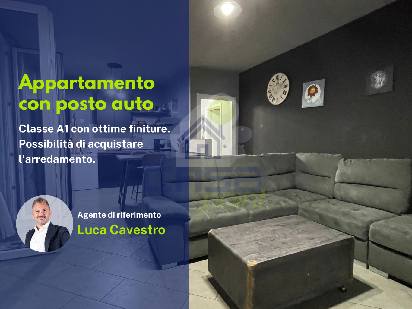 Appartamento trilocale con posto Auto
